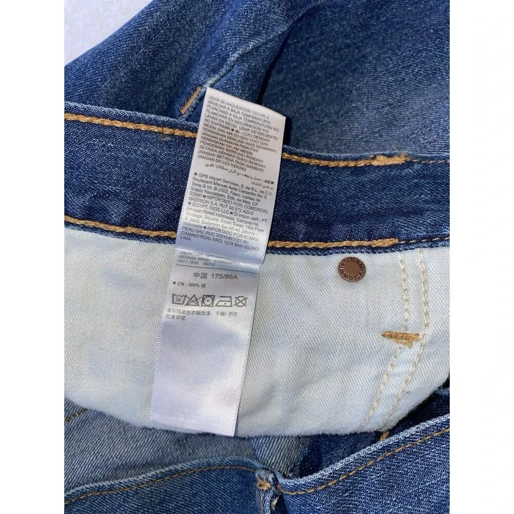 Old Navy Men's Regular Standard Fit Jeans Blue Denim 34x32 100% Cotton Straight